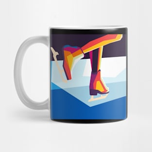 ice skating wpap Mug